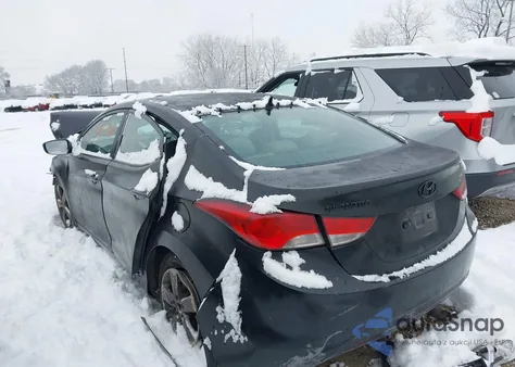 2013 Hyundai Elantra Gls from USA, damaged, VIN 5NPDH4AE3DH251390